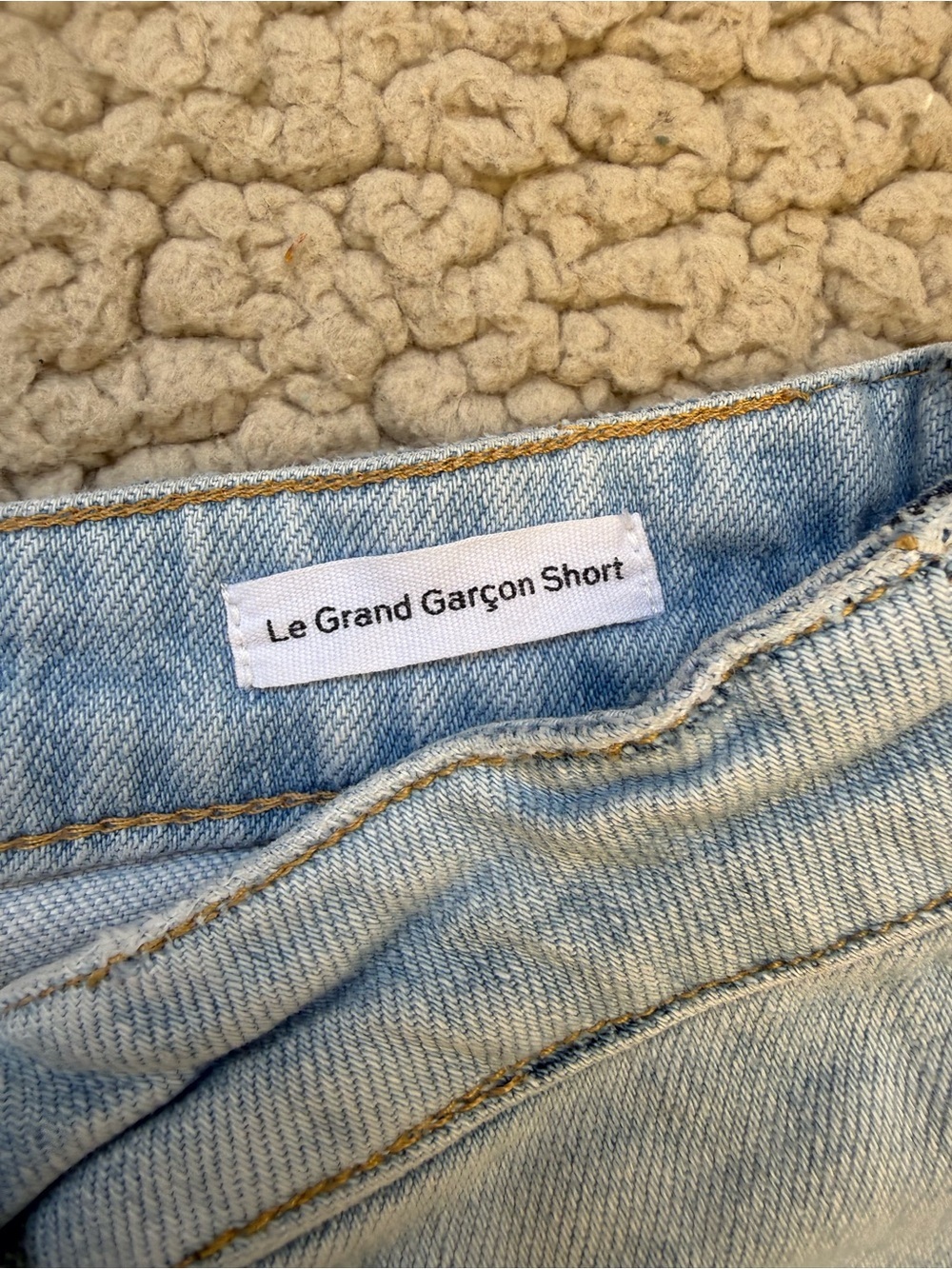 Frame Light Blue Denim Cutoff Shorts - Women - Picture 7 of 7